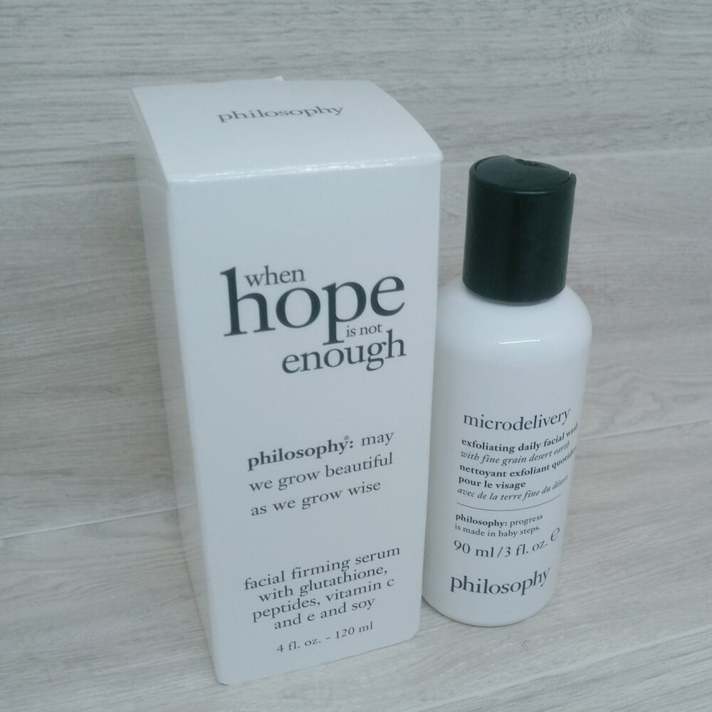 Philosophy When Hope is Not Enough Facial Firming Serum + Facial Wash